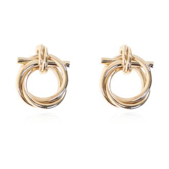 Ferragamo Gancini Oorbellen - Dames - Oorbellen - Geel - ONE Size - Accessoires