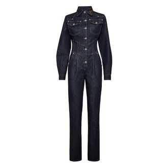 Philipp Plein Dames, Jumpsuits & Playsuits, Blauw, Maat: W25 Denim