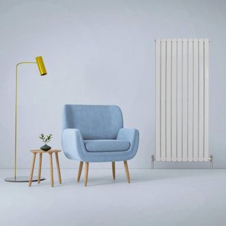 MonsterShop Designer Flat Panel Radiators Gloss White 1600mm x 700mm