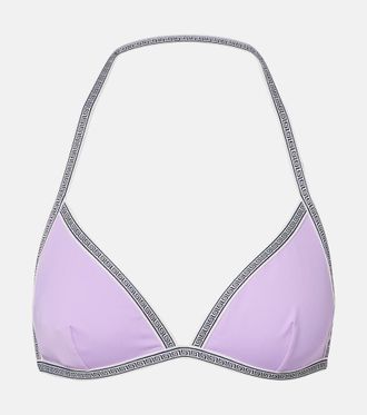 Versace Greca bikini top
