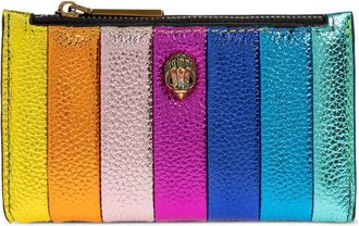 Kurt Geiger Portafoglio bi-fold Kensington a righe - Blu