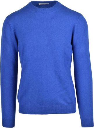 Wool & Co Truien & Vesten, Heren, Blauw, M, Wol, Pullover Girocollo