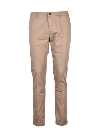 Yan Simmon Yan Simmon Cotton Stretch Trousers - Turquoise