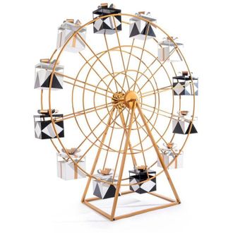 BIZZOTTO Bizzotto - Ruota panoramica in metallo con regali decorazione 178 cm -Rosso-Verde