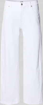 Cambio Cambio Wide Fit Stoffhose im 5-Pocket-Design Modell Oria in Weiss, Gr&ouml;&szlig;e 32