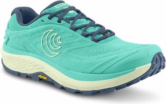 Topo Athletic Womens Pursuit 2 Running Shoe In Blue/green
