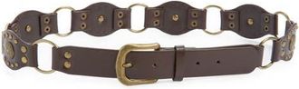 BP. Studded O-Ring Faux Leather Belt in Brown at Nordstrom, Size Medium