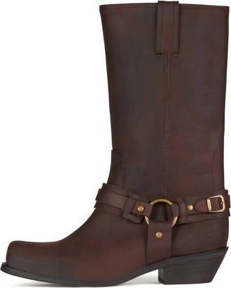 Jeffrey Campbell Womens Waylon Boot In Brown Crazy Horse