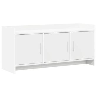 vidaXL Mueble De Tv 102 X 33 X 47 Cm Blanco Madera De Ingenier&iacute;a Vidaxl