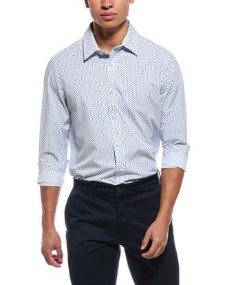 Report Collection 4-Way Printed Woven Sport Shirt