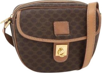 Celine Pre-owned Cross Body Bags, female, Brown, Size: ONE SIZE Pre-owned Vintage Shoulder Bag