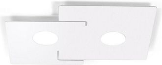 Kolarz Kolarz - Square - L&aacute;mpara De Techo Montada En Superficie Lifestyle - Acabado Blanco, 2x Gx53