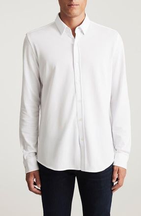 Mavi Cotton Button-Up Shirt in White at Nordstrom, Size Xx-Large