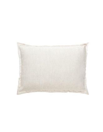 Anaya with Love So Soft Linen Pillow with Down Alternative Insert in Beige Pinstripe at Nordstrom, Size 14X20