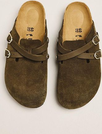 Birkenstock Blair Suede Clogs