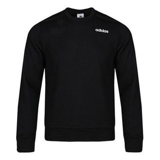 adidas E PLN CREW FT Knitted Hooded Shirt Sweater Men Black DU0395
