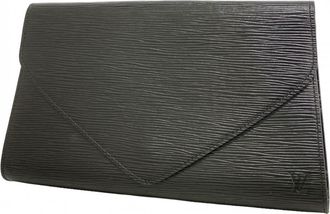 Louis Vuitton Noir Clutch Bag (Pre-Owned)