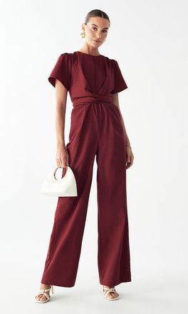 Willa Riva Jumpsuit in Burgundy at Nordstrom, Size 14