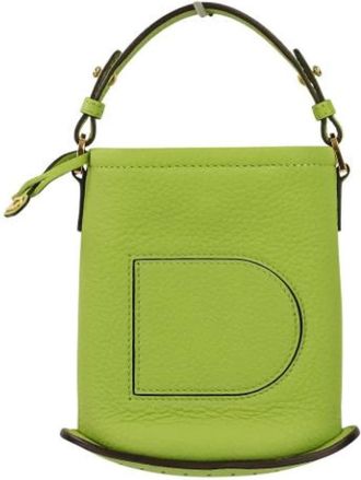 Delvaux Pre-owned Pin Toy Leather Mini Shoulder Bag - Dames - Vintage Handtas - Groen - ONE Size - Leer - Vintage