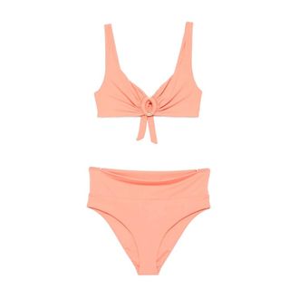 Fisico Bikinis, female, Orange, Size: XL Ring-Detail Bikini