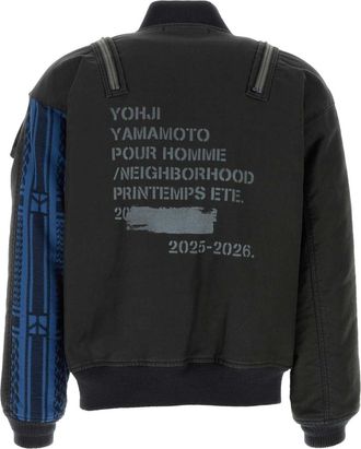 Yohji Yamamoto Mens Deck Jacket Black Cotton