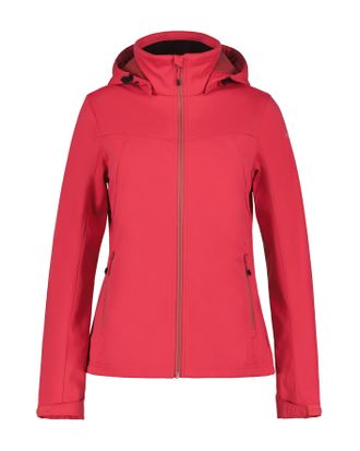 Icepeak Softshelljacke ICEPEAK D SOFTSHELLJACKE BOISE, Damen, Gr. 36, raspberry 2, Softshell, Obermaterial: 100% Polyester, sehr schmal, eingesetzt B&uuml;ndchen, 