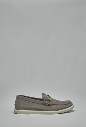 Fendi OLock Suede Loafers