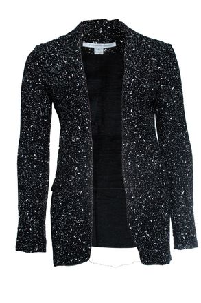 Diane Von F&uuml;rstenberg Diane Von Furstenberg, vint galaxy crepe blazer