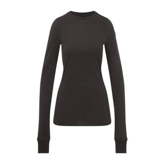 Moncler Girders T-Shirt - female - Moncler - Long Sleeve T-Shirts - Brown - S - Tops