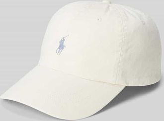 Polo Ralph Lauren Basecap aus reiner Baumwolle in Ecru, Gr&ouml;&szlig;e 1