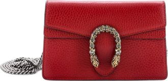 Gucci Dionysus Bag Leather Super Mini clutch bag - Rood
