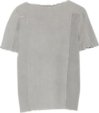 BASERANGE Omato 3/4 T-shirt - Dames - T-shirts - Grijs - S - Tops