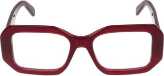 Celine Glasses, unisex, Red, Size: 53 MM Triomphe Eyeglasses