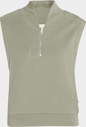 Varley Loretta Half-Zip Sleeveless Sweatshirt