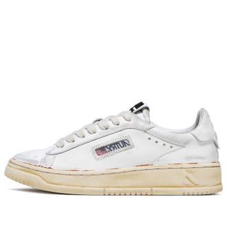Autry Autry Dallas Super Vintage Low Leather Sneakers White DVLM-GF01