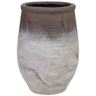 Wanderlust Deco Macetero De Fibra De Vidrio Blanco 43,5x43,5x60cm
