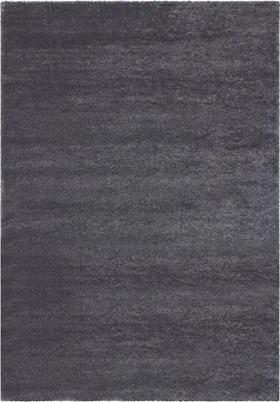 LALEE Design Hochflor Teppich Softtouch - Dunkelgrau
