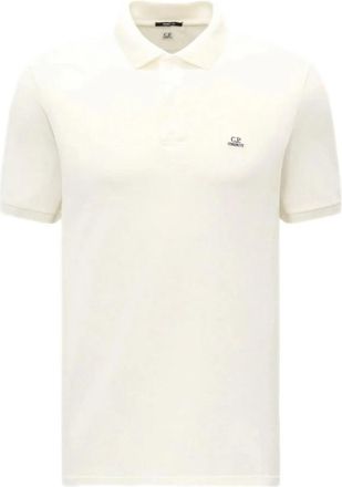C.P. Company Polo Shirt - Heren - Polos - Wit - M - Katoen - Tops