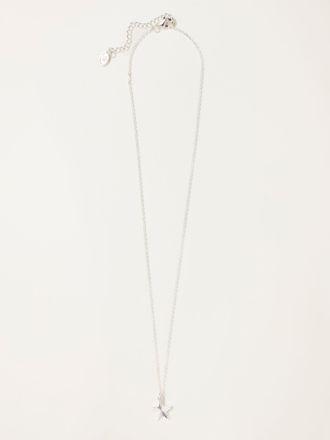 Fat Face FatFace Star Necklace in Silver Tone