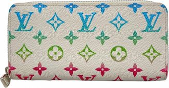 Louis Vuitton Gray Long Wallet (Bi-Fold) (Pre-Owned)