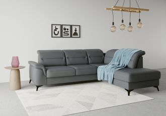 Sit&more Ecksofa »Sinatra L-Form« mit Ottomane, optional mit Kopfteilverstellung und Armteilfunktion