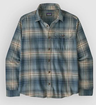 Patagonia LW Fjord Flannel Camicia blu