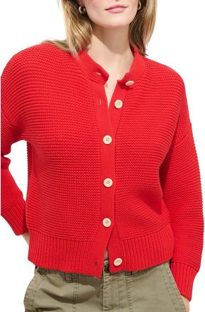 Alex Mill Chunky Cotton Cardigan in Tomato at Nordstrom, Size X-Large