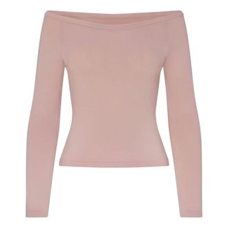 Nike (WMNS) Nike x SKIMS Stretch Knit Off-Shoulder Long Sleeve Top Himalayan LSLSL10090W-HIM
