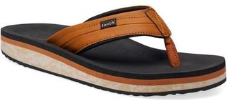 Sanuk Tiderush Flip Flop in Roasted Pecan at Nordstrom, Size 10