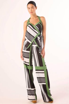 Misa Reshma Pants In Striped Geo