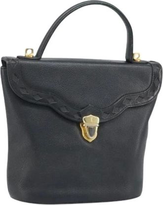 Saint Laurent Pre-owned Handbags, female, Black, Size: ONE SIZE Pre-owned Vintage Hand Bag