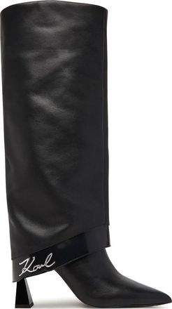 Karl Lagerfeld Debutante Fold Hi Leg Boot