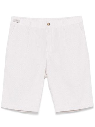 Paul & Shark Seersucker katoenen bermuda shorts - Beige