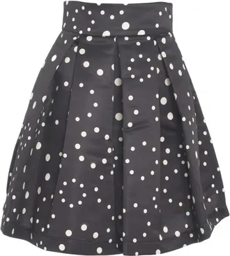 5 Progress Pleated Skirt With Polka Dots